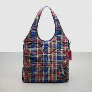 Coachtopia Tote Coach Loop Flat With Plaid Star Quilting Viacfarebný | 9418076-CZ