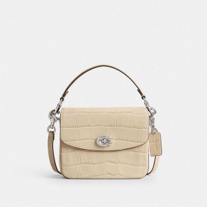 Dámské Crossbody Kabelka Coach Cassie 19 Stříbrné Bílé | 9038627-CZ