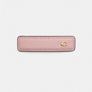 Dámské Hair Accessories Coach Signature Leather Růžové | 0863197-CZ