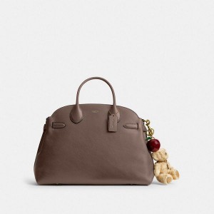 Dámské Kabelka Coach Soft Empire Carryall 40 And Charms Hnědé | 2437196-CZ