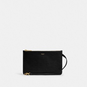 Dámské Pouches Coach New York Zip Pouch Černé | 9018675-CZ