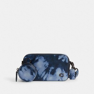 Pánské Crossbody Kabelka Coach Charter Slim With Tie Dye Print Tmavě Blankyt Viacfarebný | 8105296-CZ