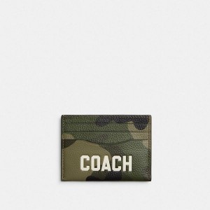 Pánské Pouzdro Na Karty Coach Camo Print And Graphic Maskáčové | 0146958-CZ