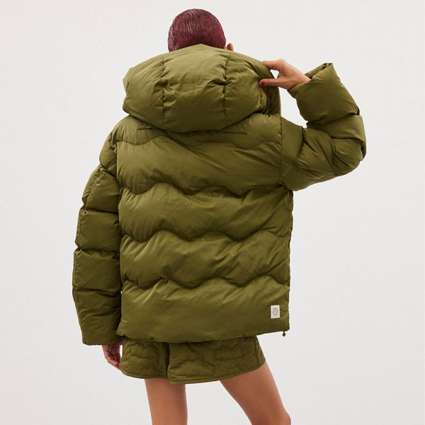 Coachtopia Puffer Bunda Coach Loop Quilted Olivy Zelené Zelene | 5812649-CZ