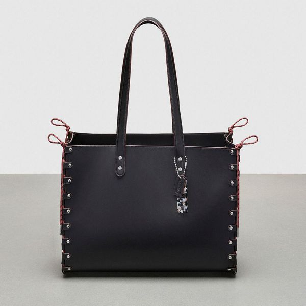 Coachtopia Tote Coach Large Re Laceable Leather Černé | 2367105-CZ