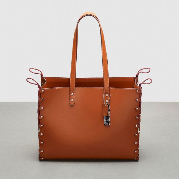 Coachtopia Tote Coach Large Re Laceable Leather Hnědé | 0794158-CZ