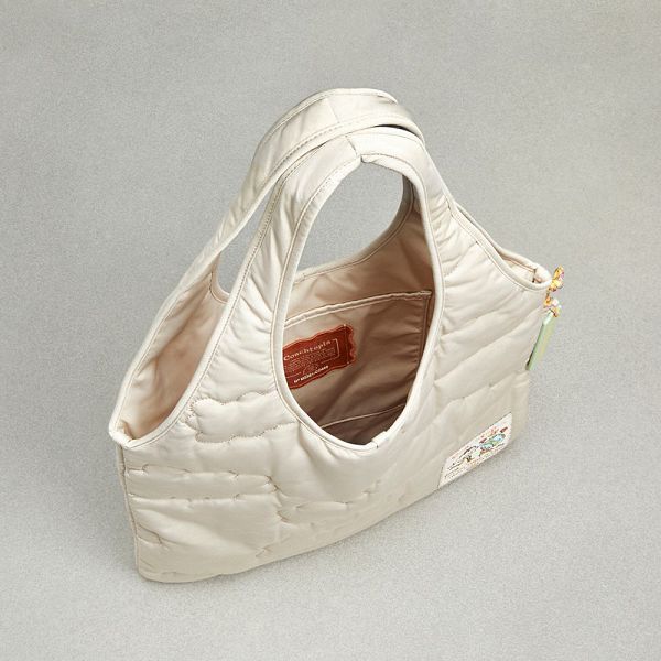 Coachtopia Tote Coach Loop Flat With Cloud Quilting Béžový | 3820954-CZ