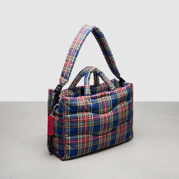 Coachtopia Tote Coach Loop With Plaid Quilting Viacfarebný | 0615247-CZ