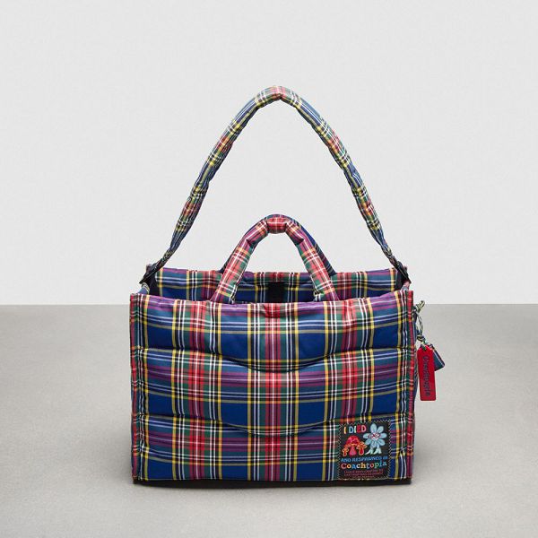 Coachtopia Tote Coach Loop With Plaid Quilting Viacfarebný | 0615247-CZ