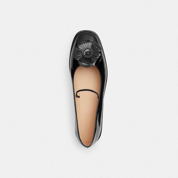 Dámské Ballet Flats Coach Elaina Černé | 1493507-CZ