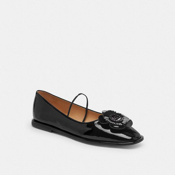 Dámské Ballet Flats Coach Elaina Černé | 1493507-CZ