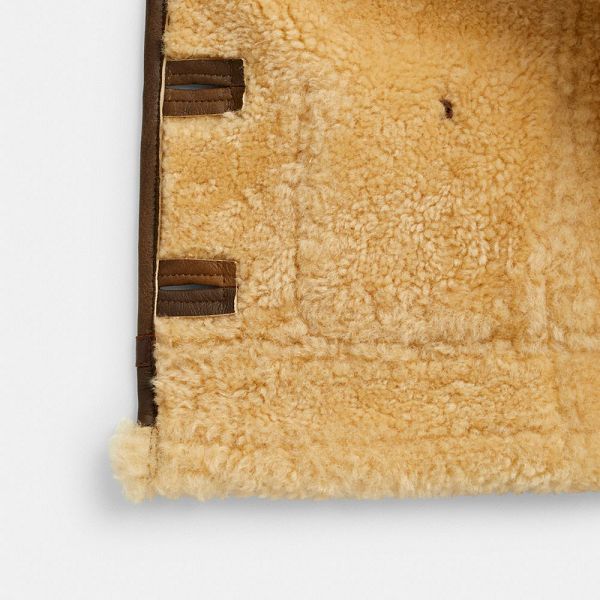 Dámské Bunda Coach Shearling Cardigan Tmavě Hnědé | 8025416-CZ