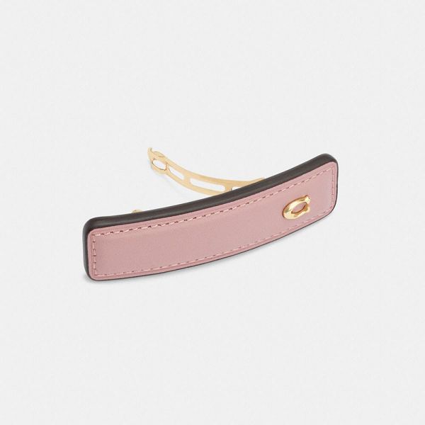 Dámské Hair Accessories Coach Signature Leather Růžové | 0863197-CZ