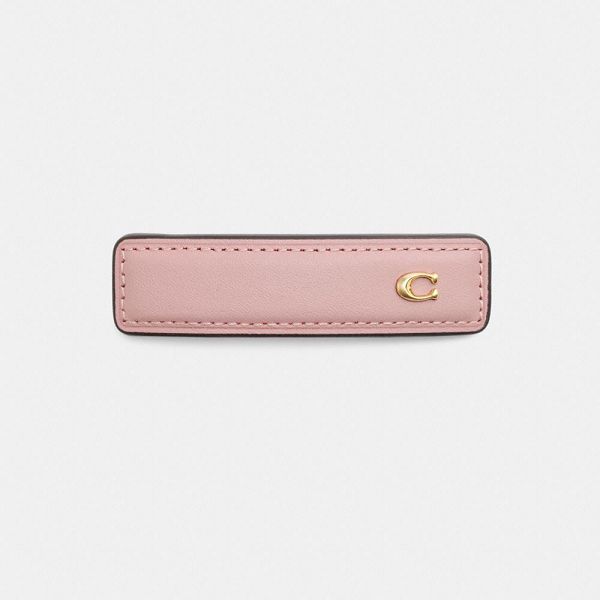 Dámské Hair Accessories Coach Signature Leather Růžové | 0863197-CZ