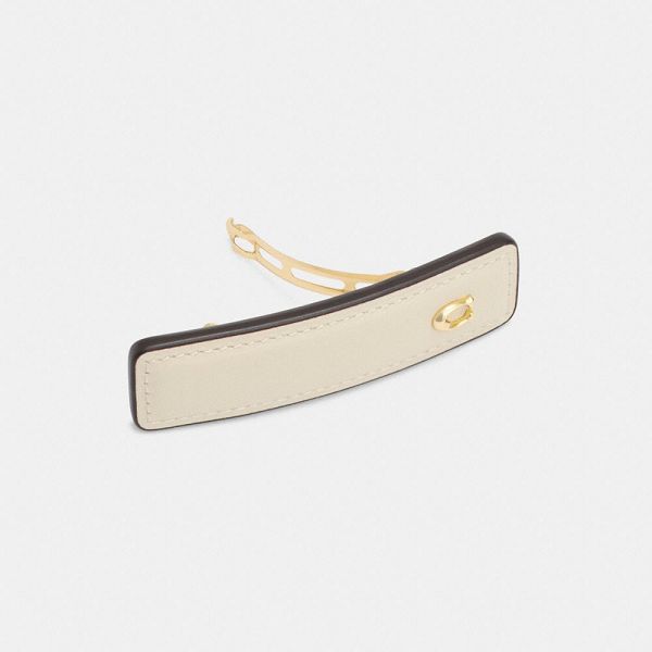 Dámské Hair Accessories Coach Signature Leather Béžový | 9618735-CZ