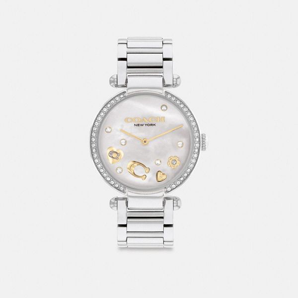 Dámské Hodinky Coach Cary 34 Mm Šedé Šedé | 2467138-CZ