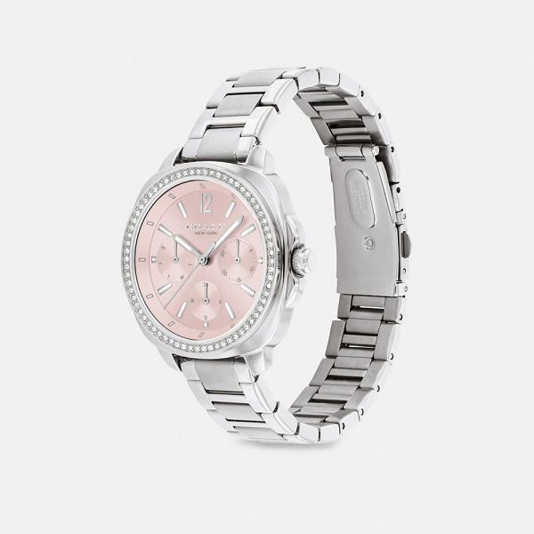 Dámské Hodinky Coach Kitt Chronograph 34 Mm Šedé | 4713986-CZ