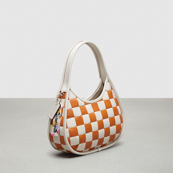 Dámské Kabelka Coach Ergo In Checkerboard Upcrafted Leather Oranžové | 9071423-CZ