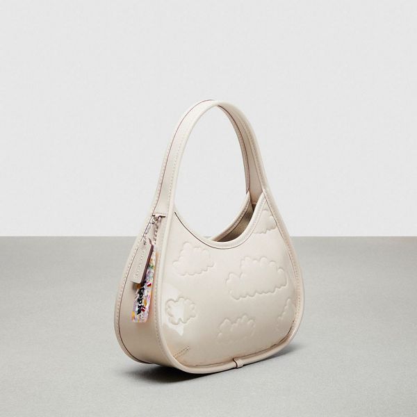 Dámské Kabelka Coach Ergo In Crinkle Patent Leather With Cloud Print Béžový | 9341065-CZ