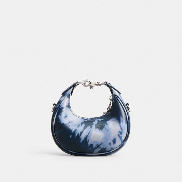 Dámské Kabelka Coach Jonie With Tie Dye Print Stříbrné Tmavě Blankyt | 8069374-CZ