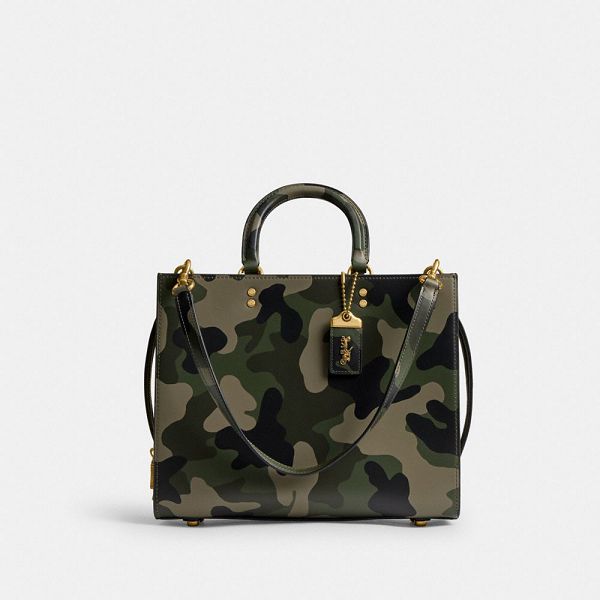 Dámské Kabelka Coach Rogue With Camo Print Zelene Viacfarebný | 1048632-CZ