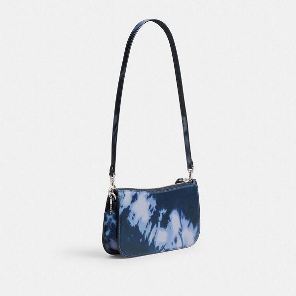 Dámské Kabelka přes Rameno Coach Penn With Tie Dye Print Stříbrné Tmavě Blankyt | 8576192-CZ