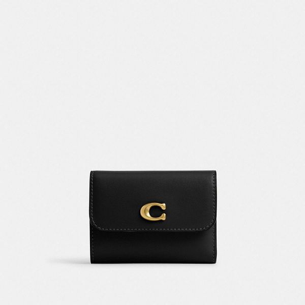 Dámské Peněženka Coach Essential Card Holder Černé | 0134528-CZ