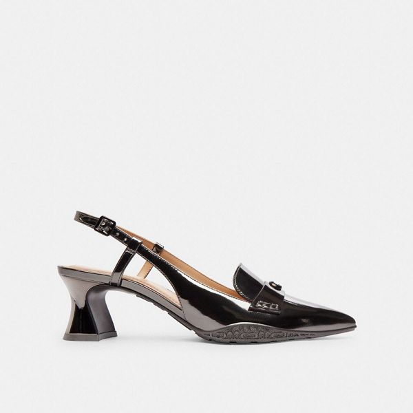 Dámské Slingback Shoes Coach Nikola Hybrid Tmavě Šedé | 4576812-CZ