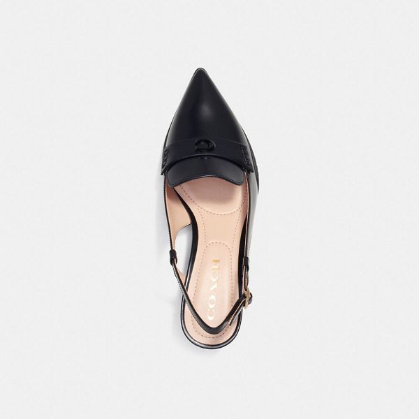 Dámské Slingback Shoes Coach Nikola Hybrid Černé | 7905216-CZ