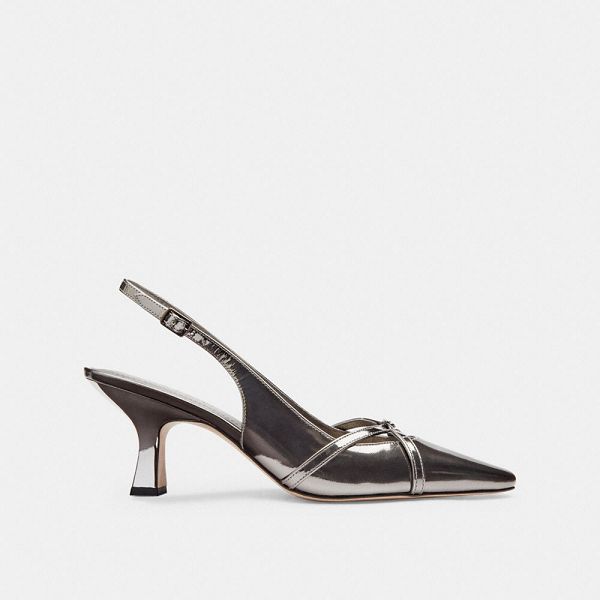 Dámské Slingback Shoes Coach Rowyn Tmavě Šedé | 4150639-CZ