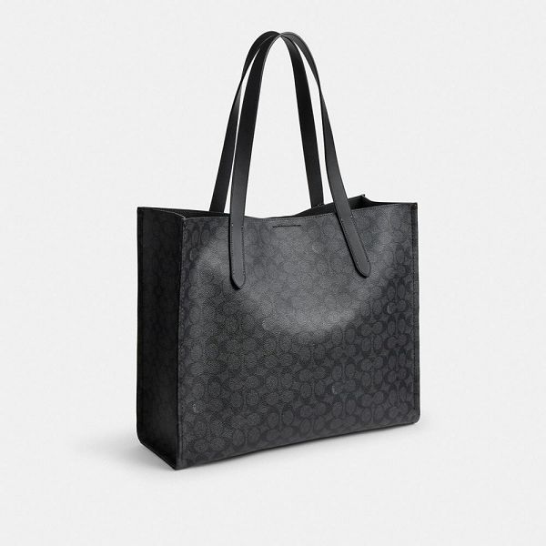 Dámské Tote Coach Relay In Signature Canvas With Graphic Šedé Viacfarebný | 4215637-CZ