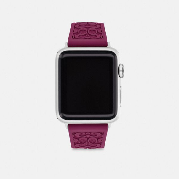 Dámské Watch Strap Coach Apple 38 Mm 40 Mm And 41 Mm Fialové | 3796852-CZ