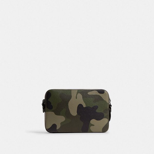 Pánské Crossbody Kabelka Coach Charter 19 With Camo Print And Graphic Maskáčové | 1360754-CZ