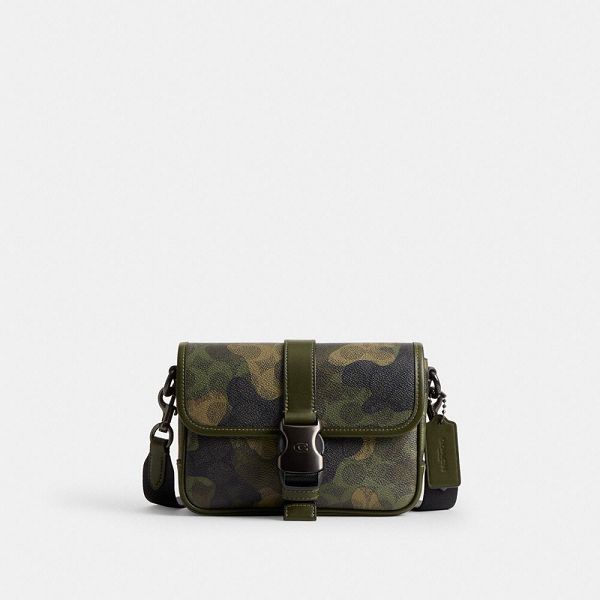 Pánské Crossbody Kabelka Coach League 19 In Signature Camo Print Maskáčové | 7259018-CZ