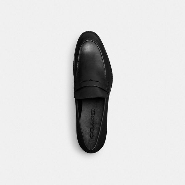 Pánské Loafers Coach Declan Černé | 7483156-CZ