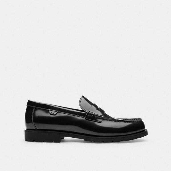 Pánské Loafers Coach Reagan Černé | 0389742-CZ