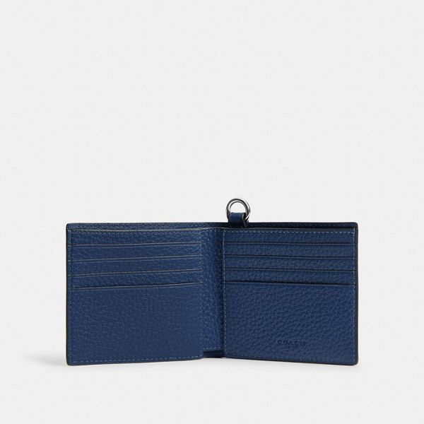 Pánské Peněženka Coach Billfold With Chain Blankyt | 0925463-CZ