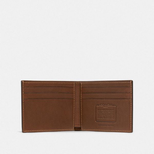 Pánské Peněženka Coach Slim Billfold Hnědé | 8963172-CZ