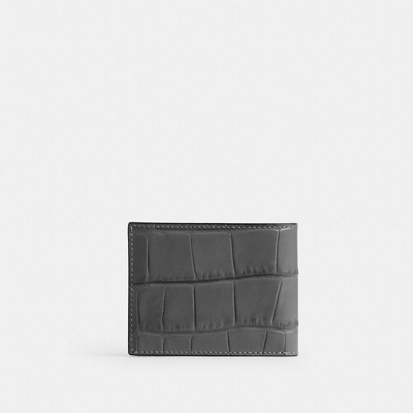 Pánské Peněženka Coach Slim Billfold Šedé | 7620891-CZ