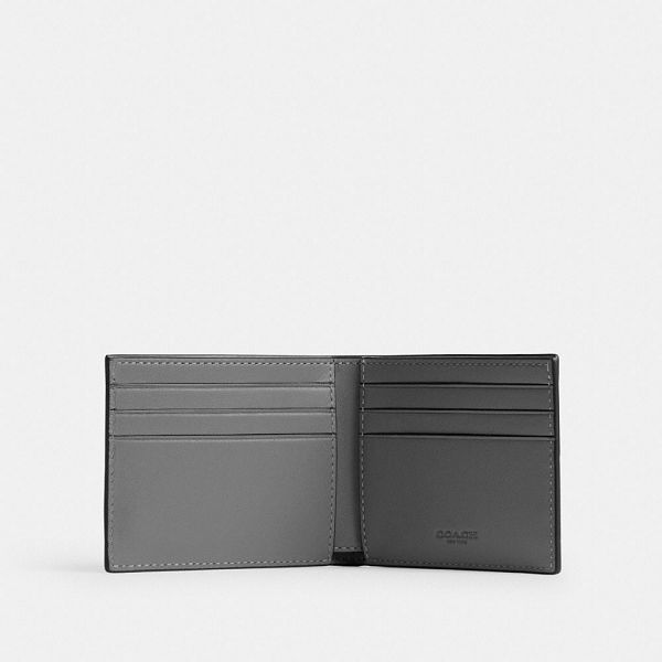 Pánské Peněženka Coach Slim Billfold Šedé | 7620891-CZ