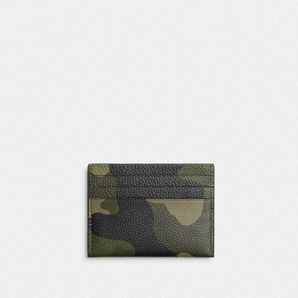 Pánské Pouzdro Na Karty Coach Camo Print And Graphic Maskáčové | 0146958-CZ