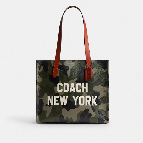 Pánské Tote Coach Relay 34 With Camo Print And Graphic Maskáčové | 1648952-CZ